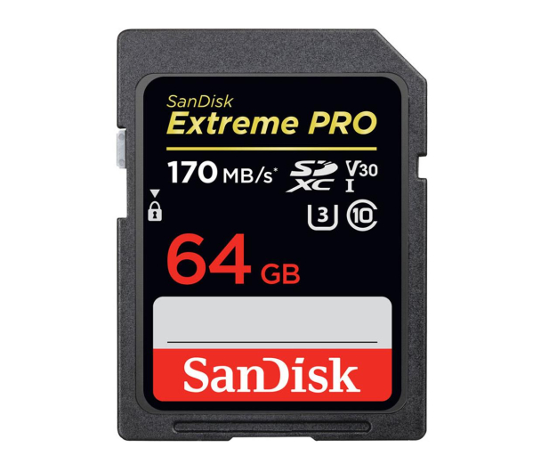 SANDISK SD 64GB 170MB/s SDSDXXY-064G-GN4IN - 494795 - zdjęcie